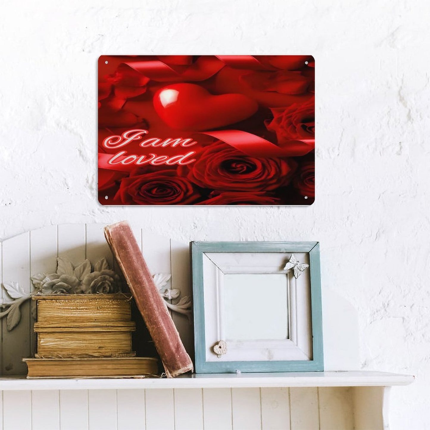 Horizontal Personalized Metal Wall Art Tin Sign-5.5"x7.9"/14x20cm
