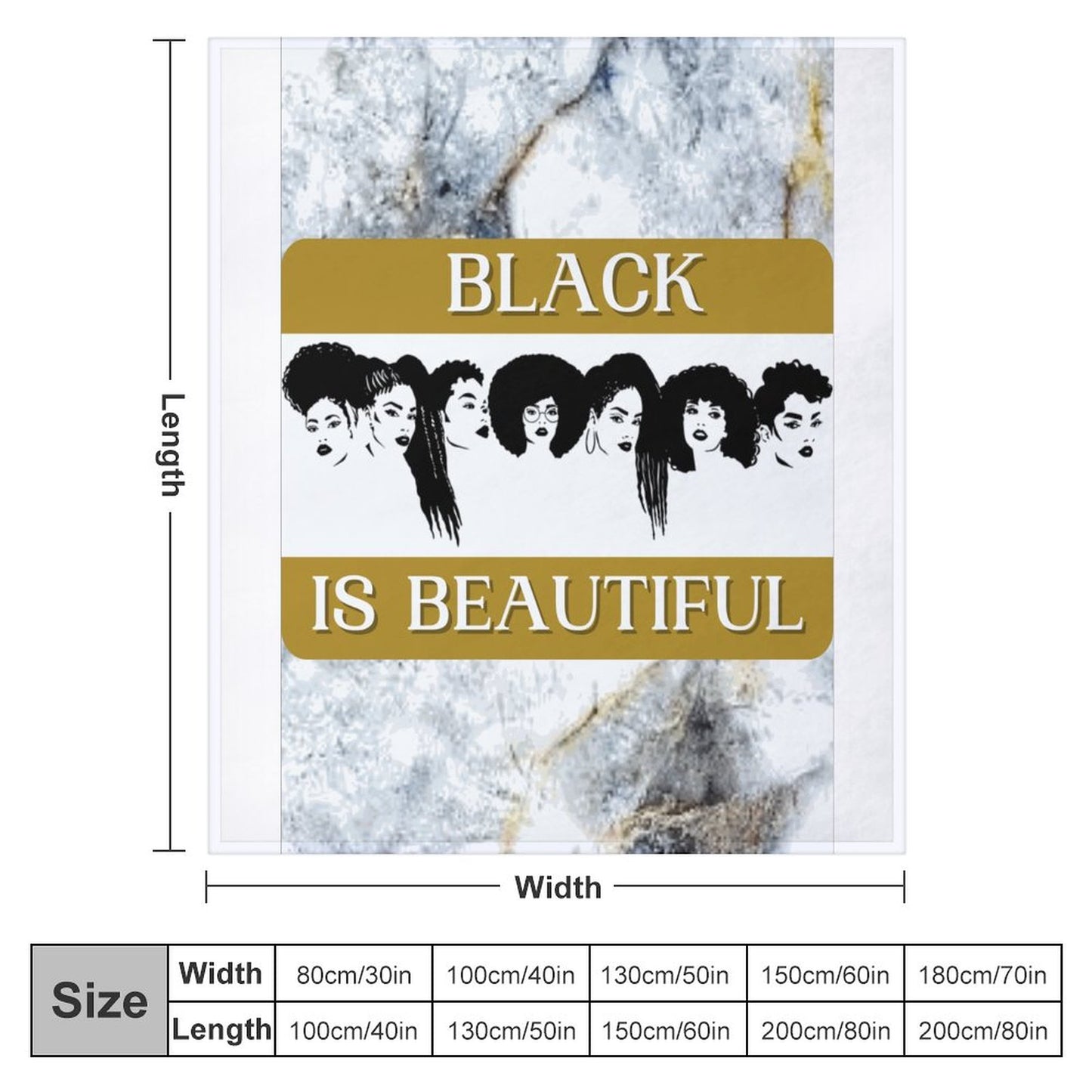 280gsm Flannel Blanket-70"x80" (Dual-sided Printing)