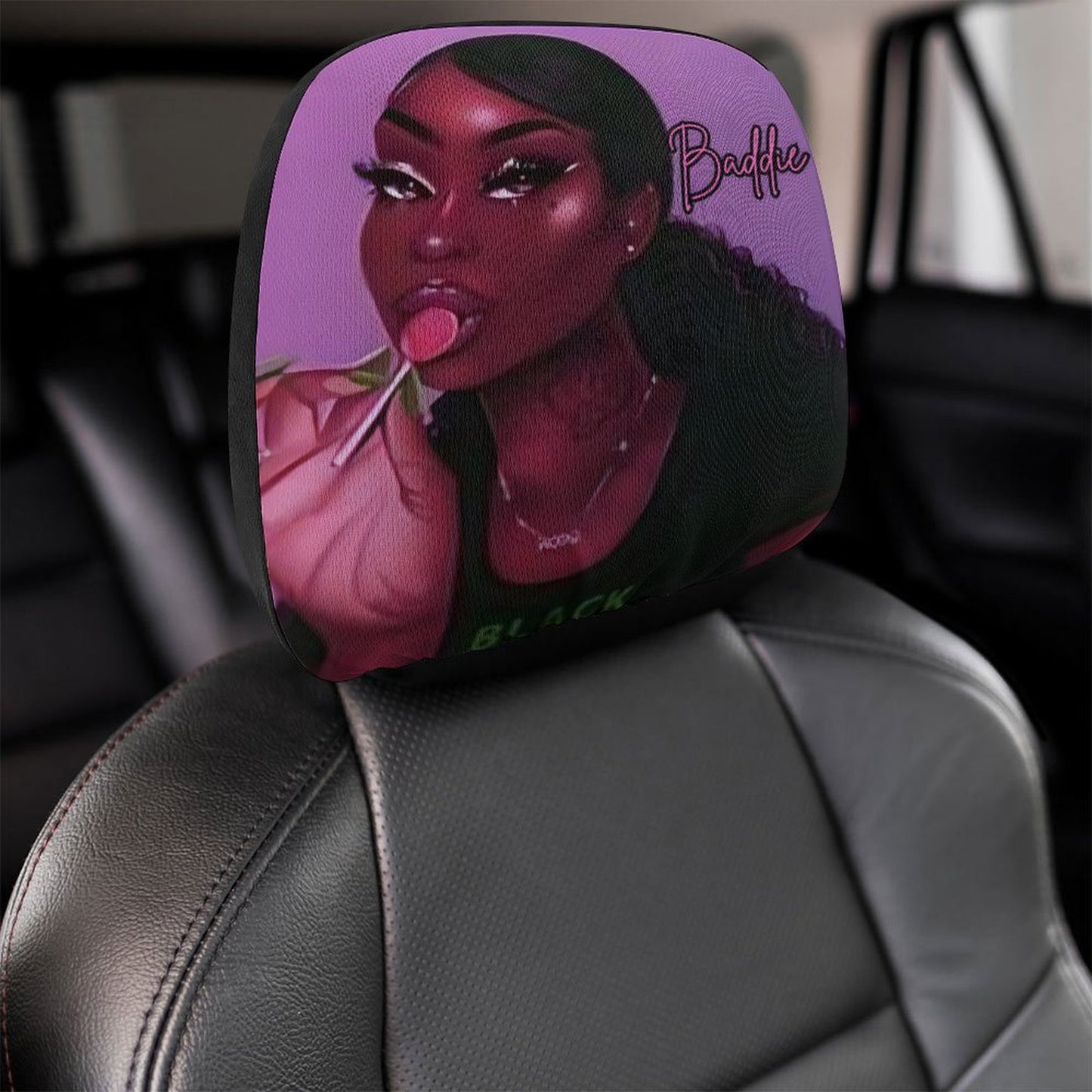 Custom Car Headrest Covers