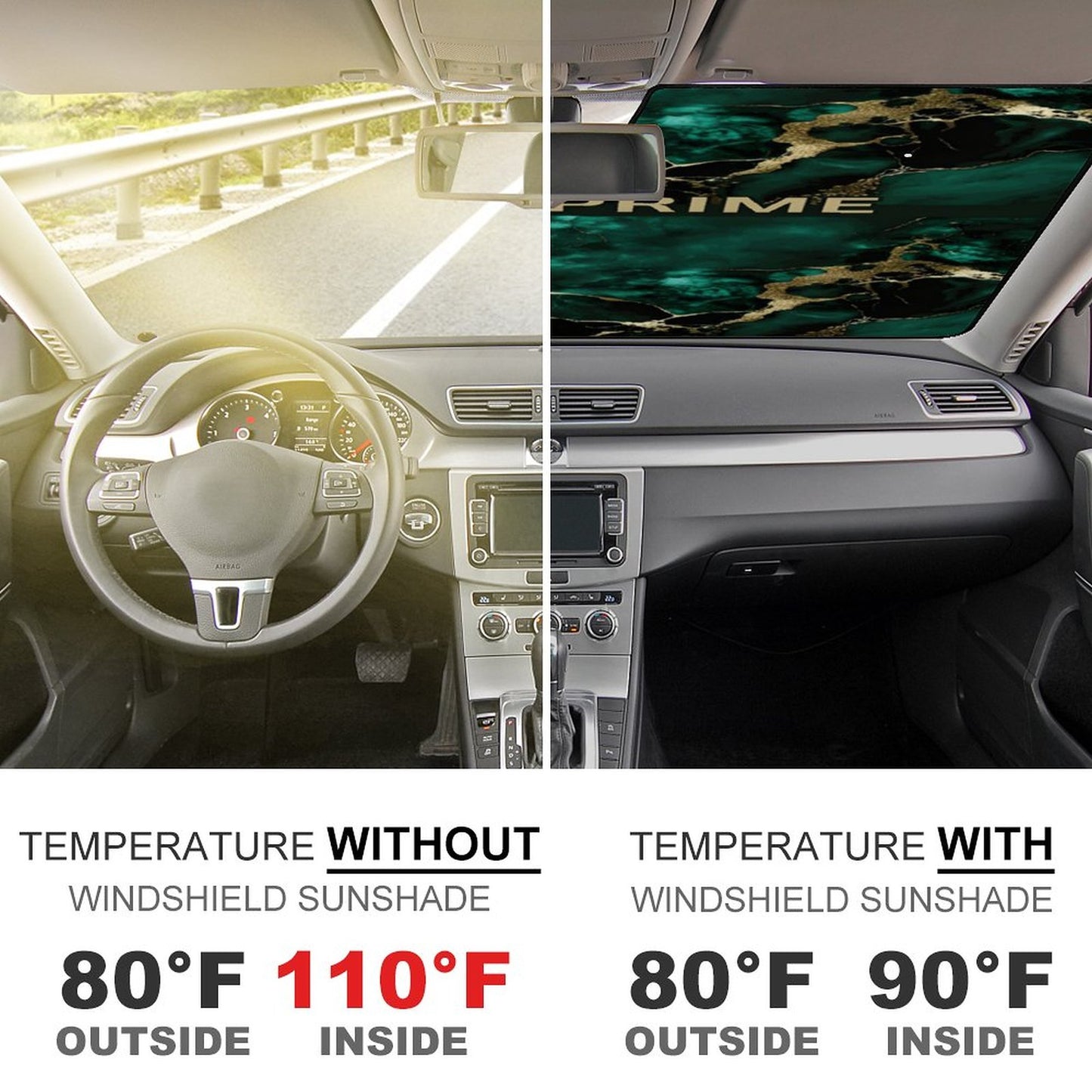 Car Cool with Sun Shades