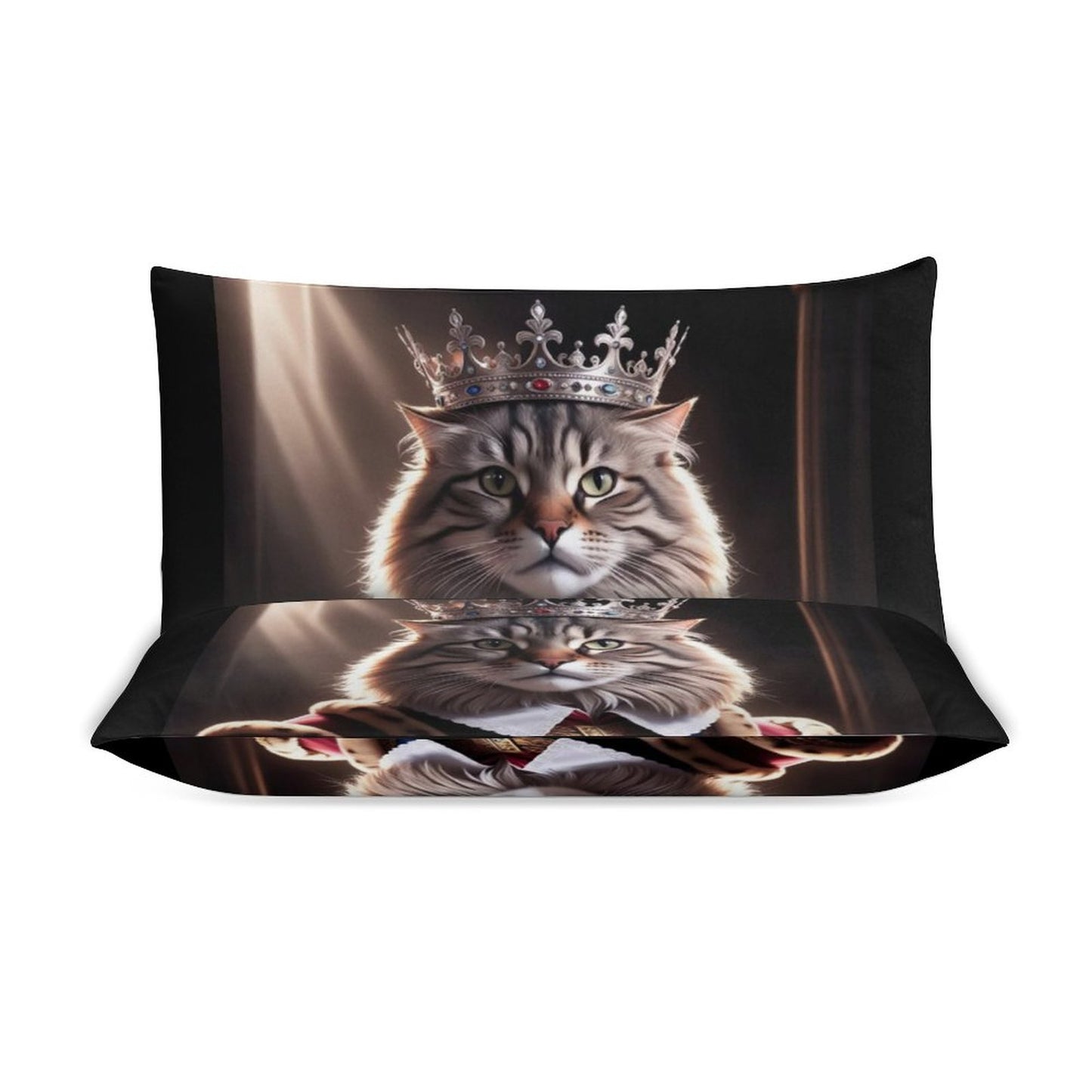 3-Piece Bedding Set-86"×70"/ 218×177cm (Dual-sidede Printing)