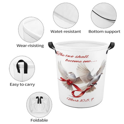 Oxford Collapsible Laundry Basket
