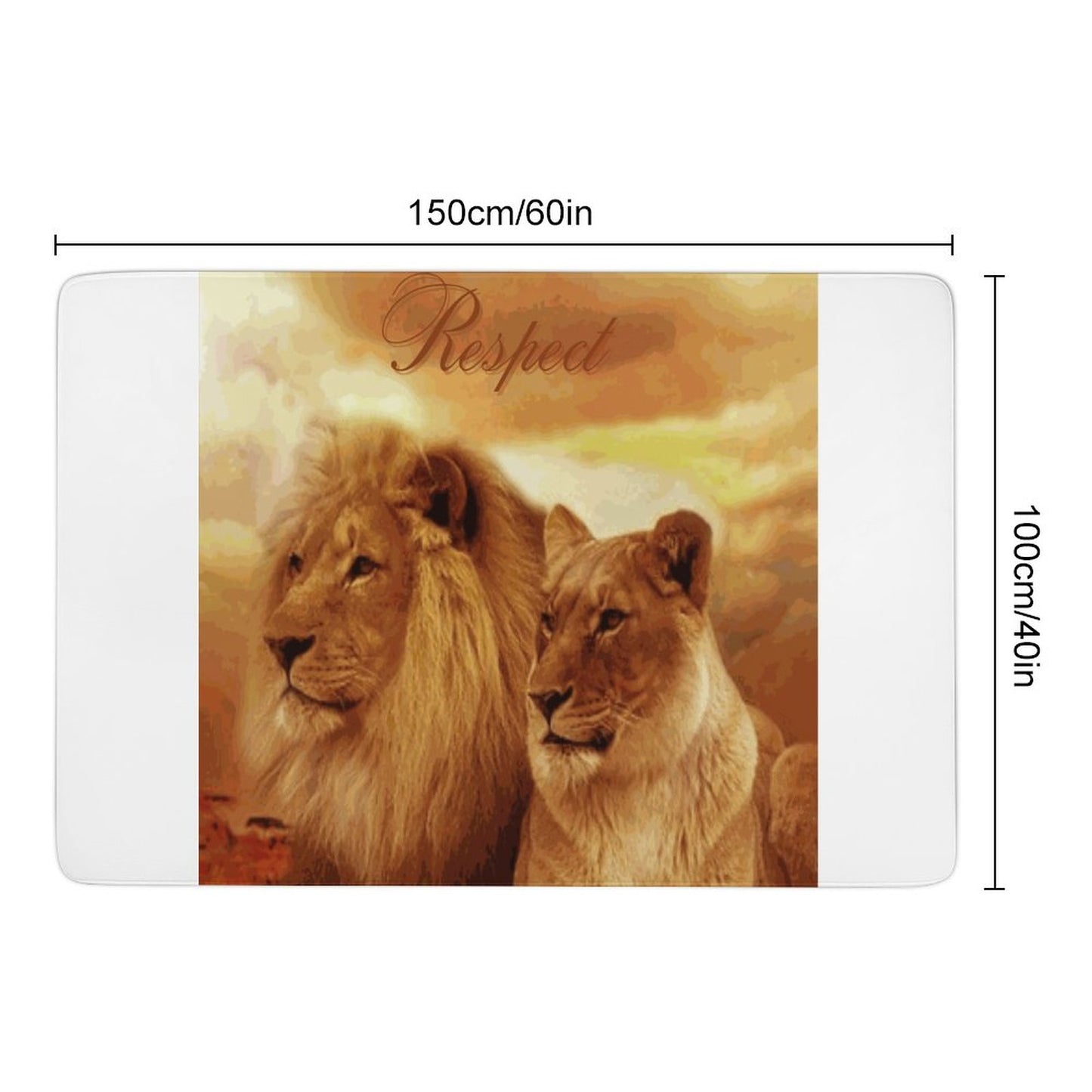Coral Velvet Floor Mat for Home-60"x40"