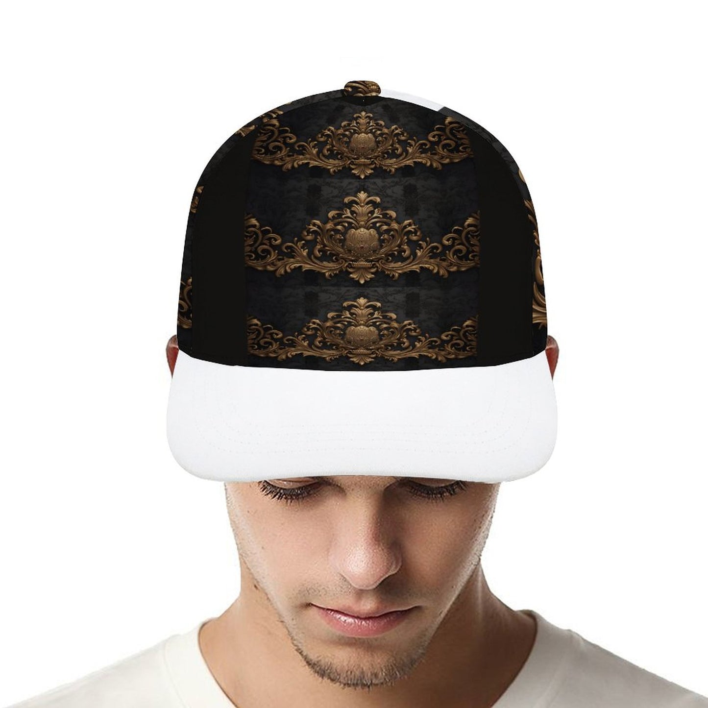 Bent Fitted Cap (All-Over Printing)