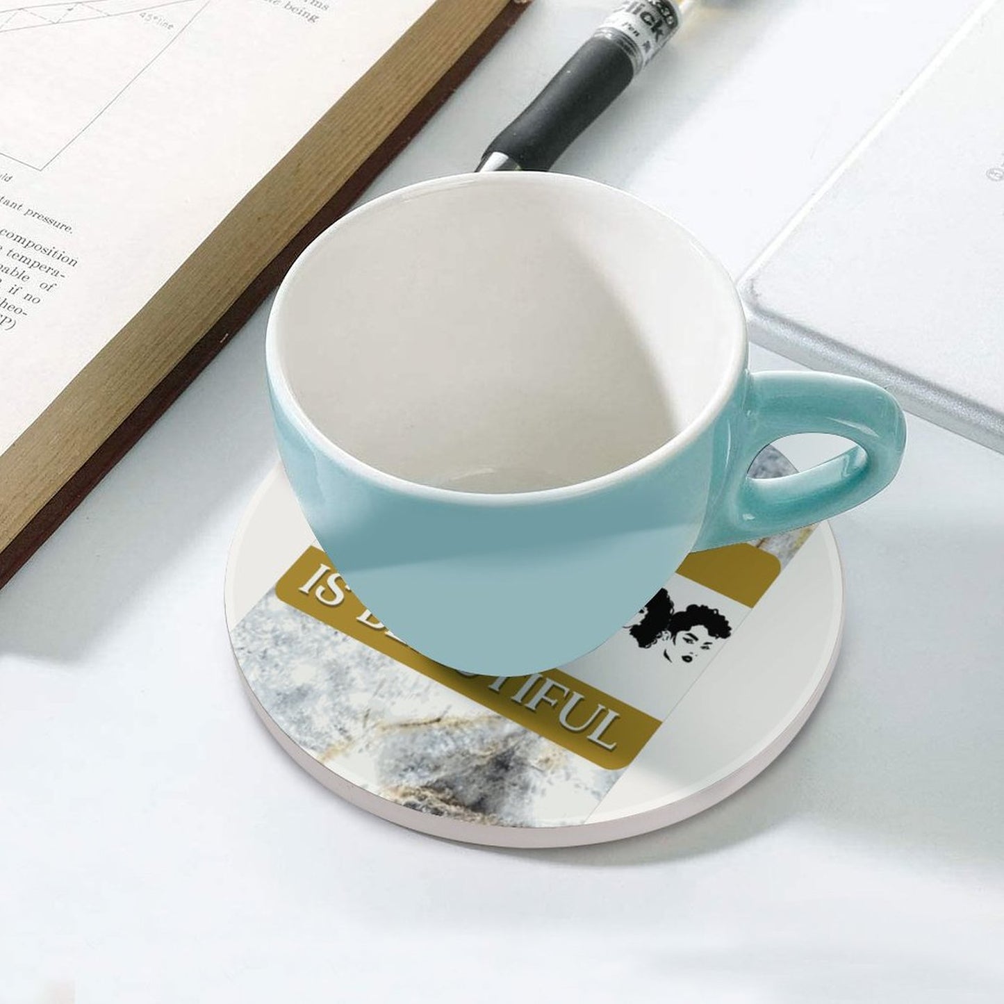 Round Ceramic Coaster