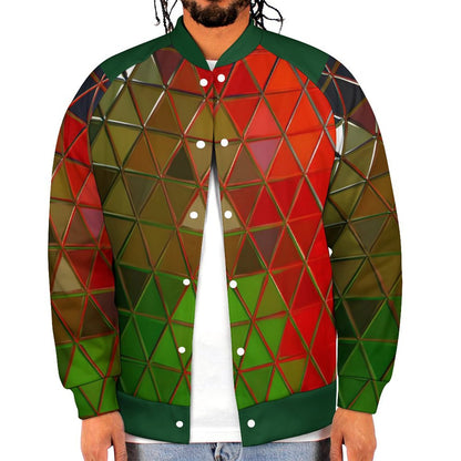 GLASS PRISM Men's Baseball Jacket-2XS-6XL