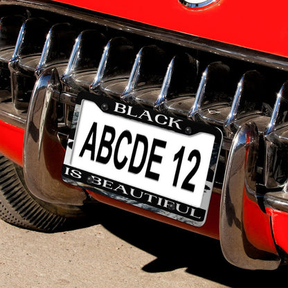 License Plate Frames with 4 Round Holes (1 Pair)