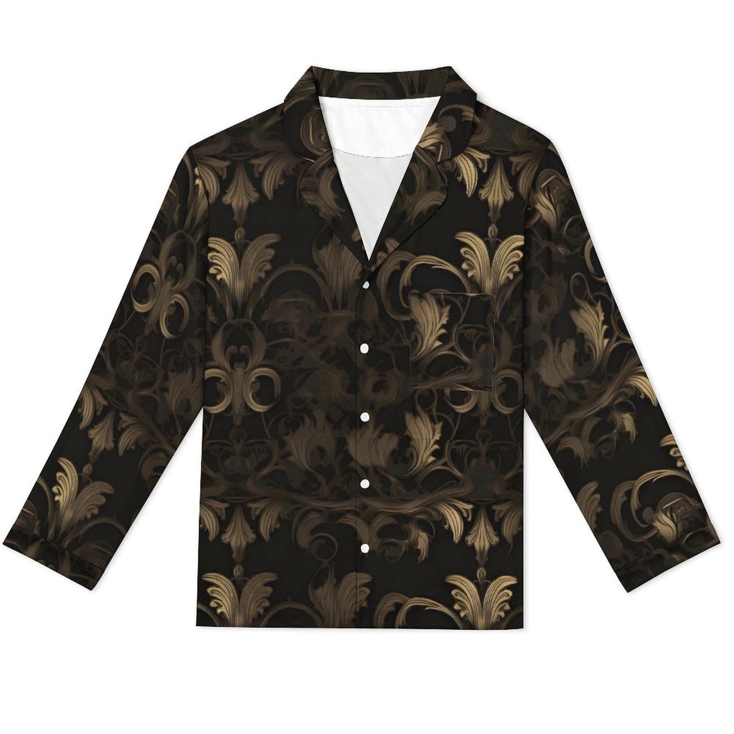 BLACK & GOLD ACCENT Night Suit for Men