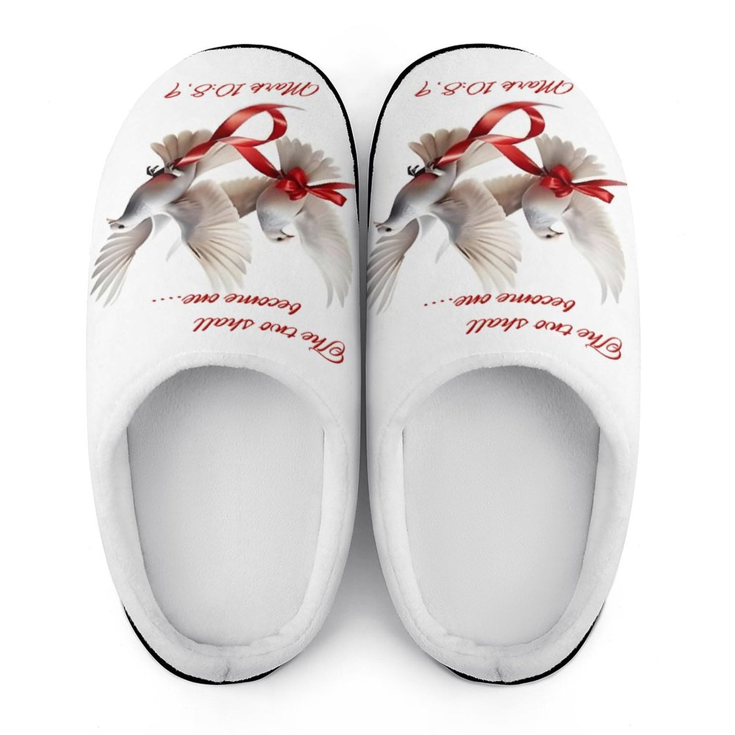 Custom Women's Cotton Slippers for Indoor Wear (All-Over Printing)
