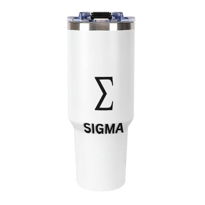 40oz Insulated Tumbler with Handle and Straw
