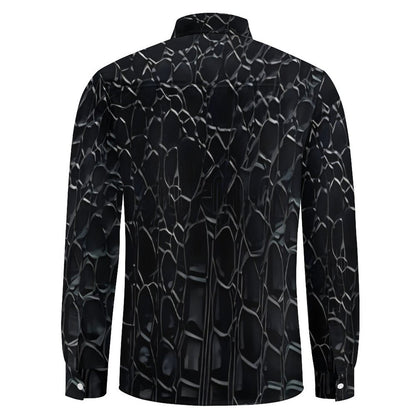 Men's Long Sleeve Shirt with Pocket LS (All-Over Printing)
