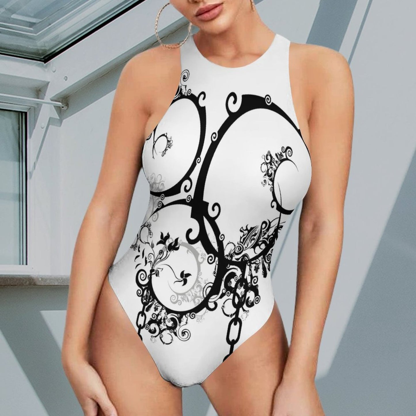 Tank Top Bodysuit NZ057 (All-Over Printing)
