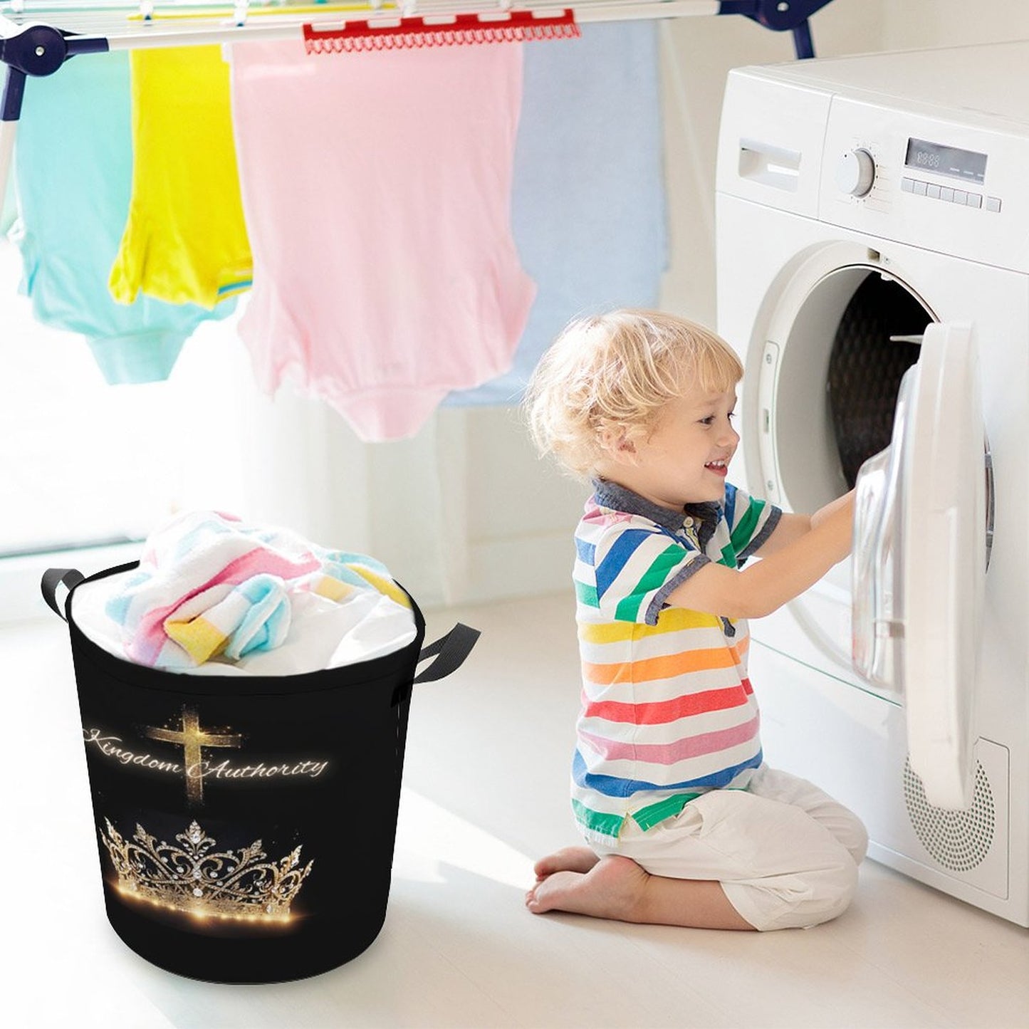 Oxford Collapsible Laundry Basket