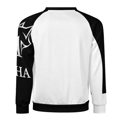 280gsm Men's Crewneck Sweatshirt Raglan A27H (All-Over Printing)