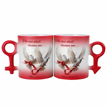 Couple Symbol Color-Changing Mug(One-sided Printing)