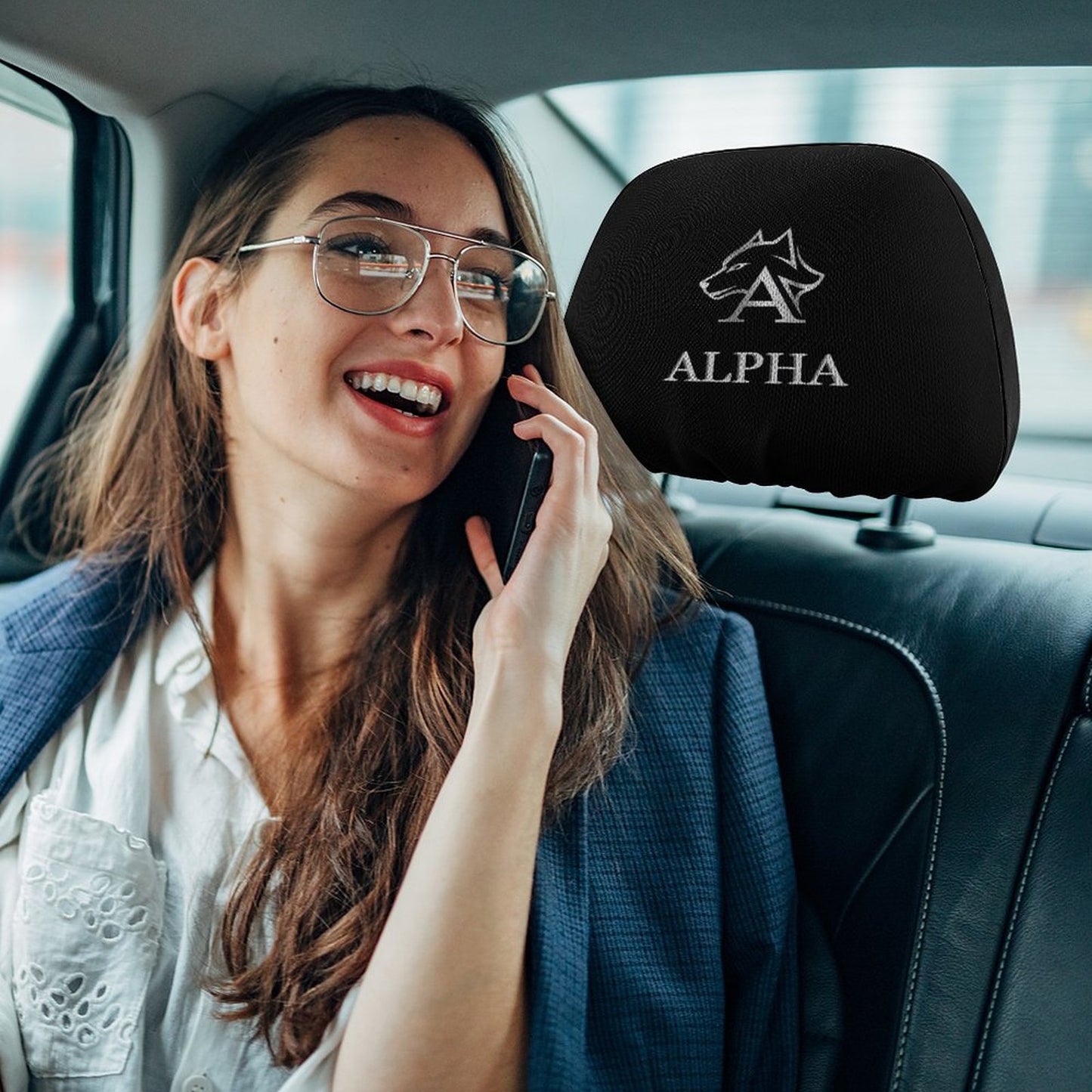 Custom Car Headrest Covers
