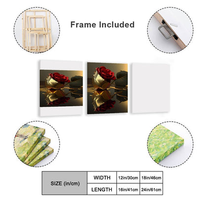 Vertical Colorful Framed Wall Art-3:4 Aspect Ratio(One-sided Printing)