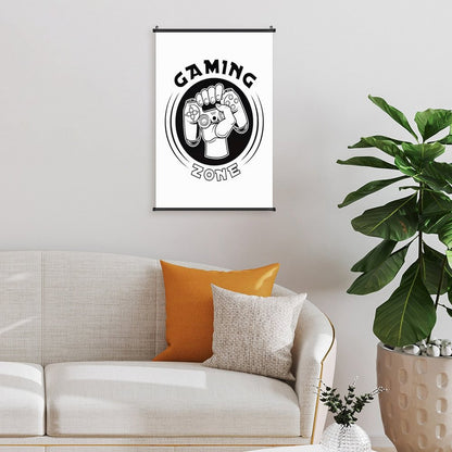 Canvas Hanging Poster with Scrolls-16"x24"/ 40x60cm-GAMING