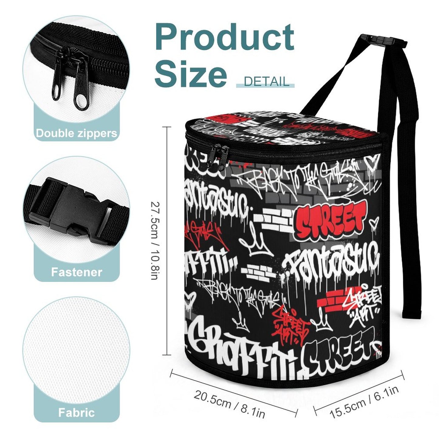 Collapsible Car Trash Bin