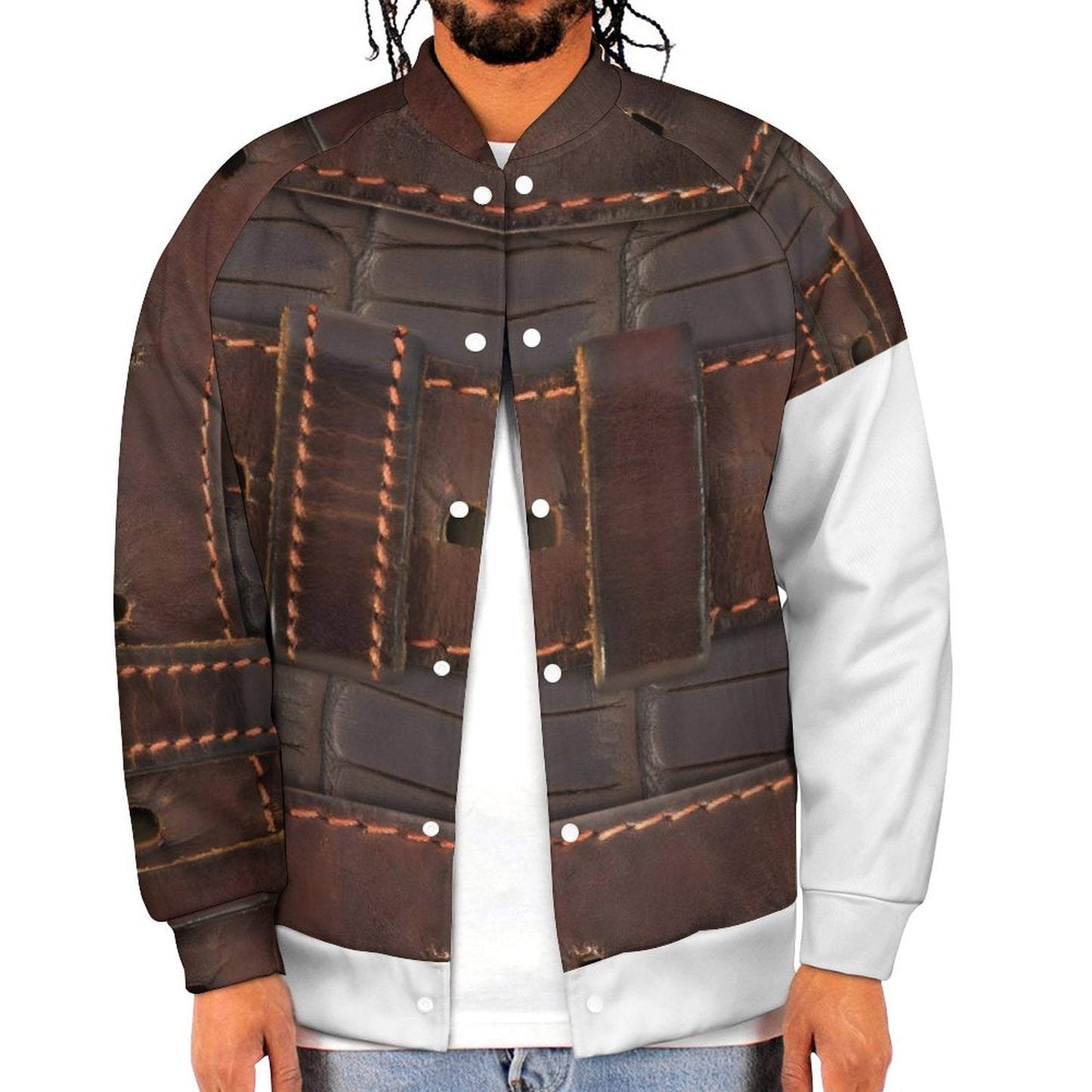 Men's Baseball Jacket (All-Over Printing)