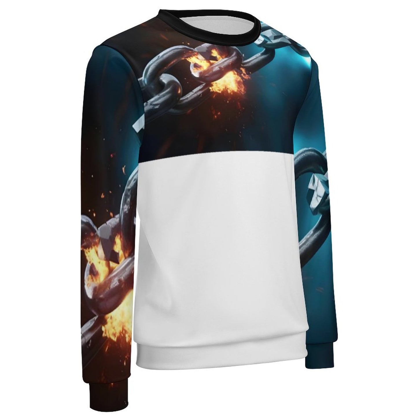 250gsm Round Neck Men's Sweatshirt 4T35 (All-Over Printing)