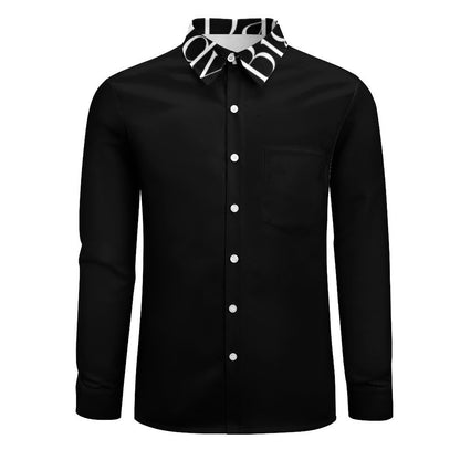 Linen Men's Dress Shirt with Pocket-BIG DADDY****XS-7XL