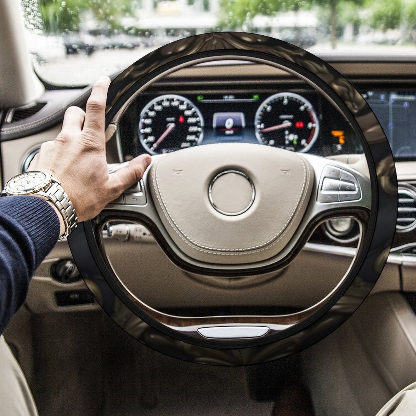 Car Steering Wheel Cover