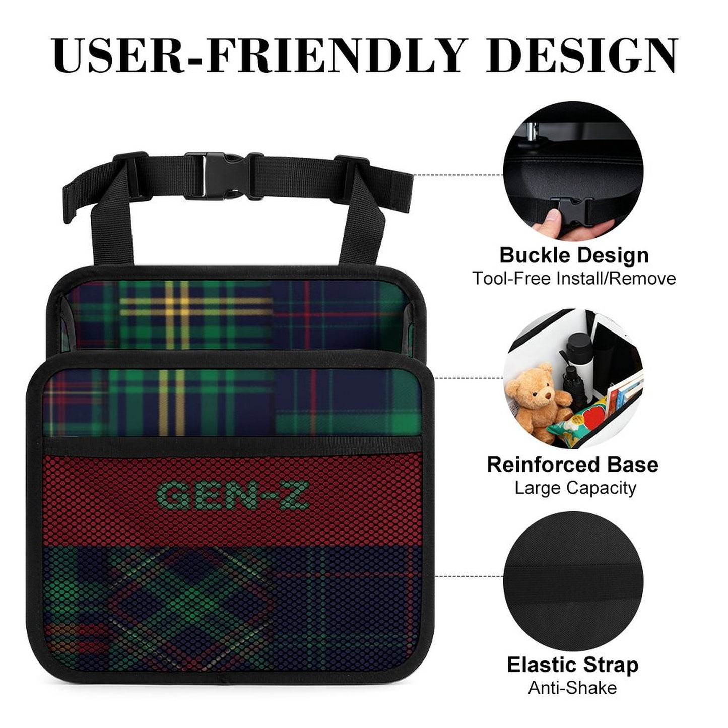 Car Seat Storage Bag(All-Over Printing)