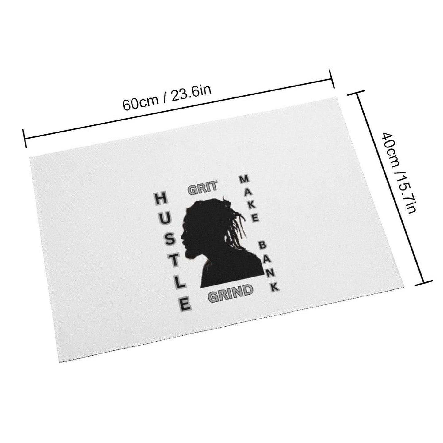 Crystal Velvet Bedroom Floor Mat