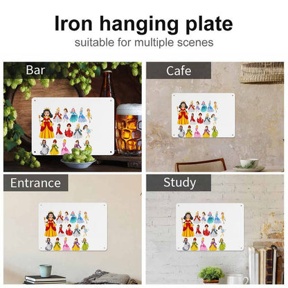 Horizontal Personalized Metal Wall Art Tin Sign-5.5"x7.9"/14x20cm