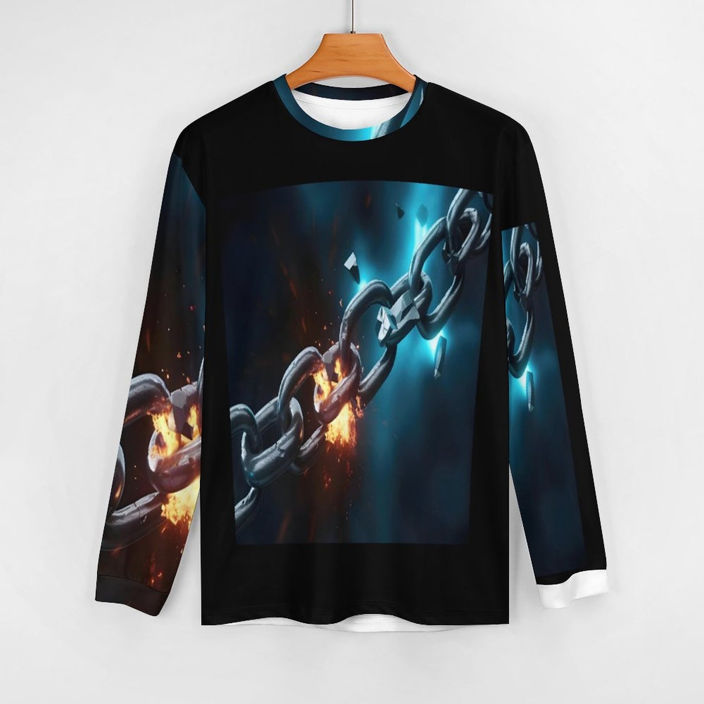 Men's Workout Top Long Sleeve DS017 (All-Over Printing)