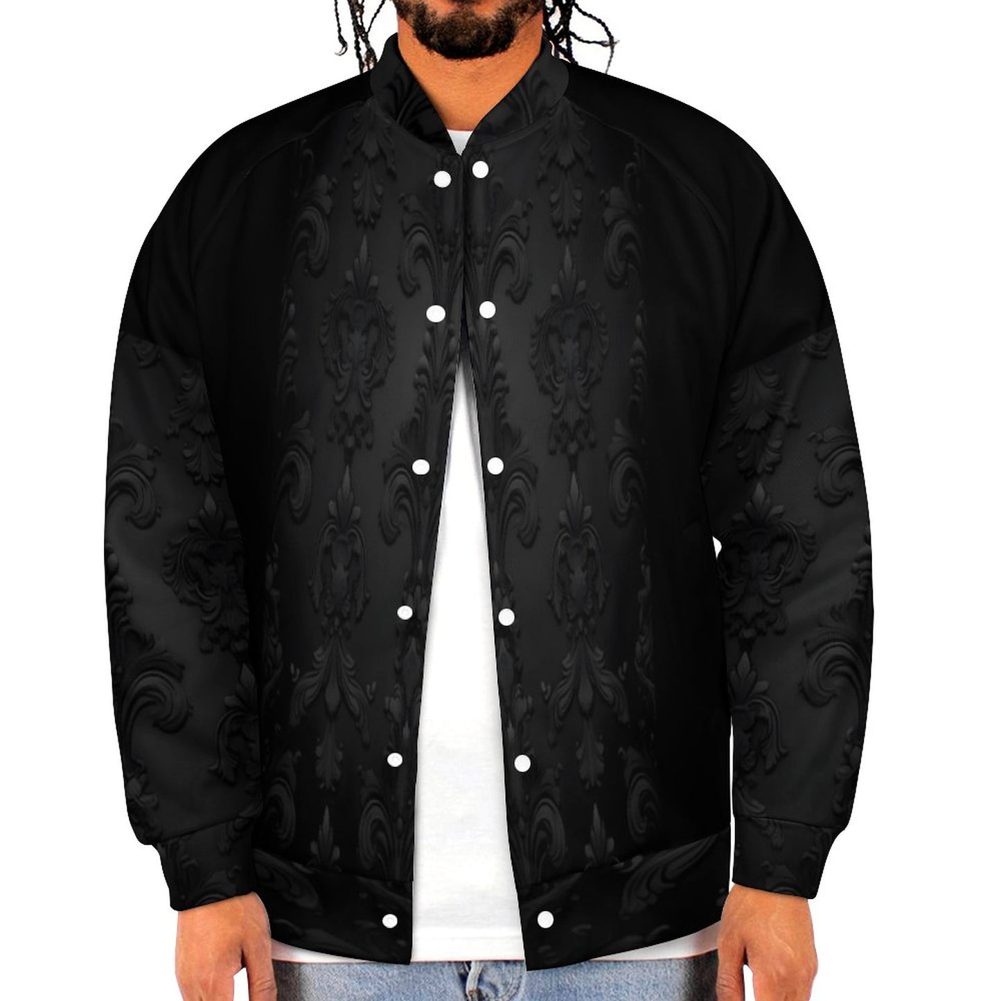 Men's Baseball Jacket (All-Over Printing)