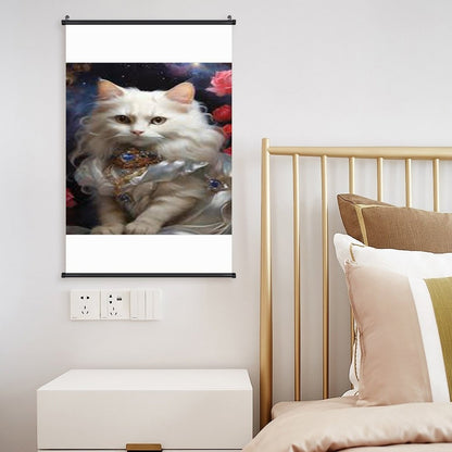 Canvas Hanging Poster with Scrolls-16"x24"/ 40x60cm