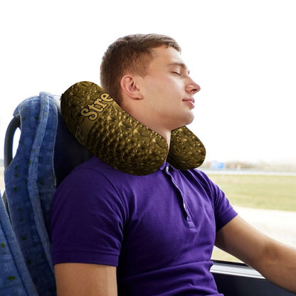 STREET CULTURE Alligator MEMORY FOAM Neck Pillow for Restful Journeys (high-quality softness)