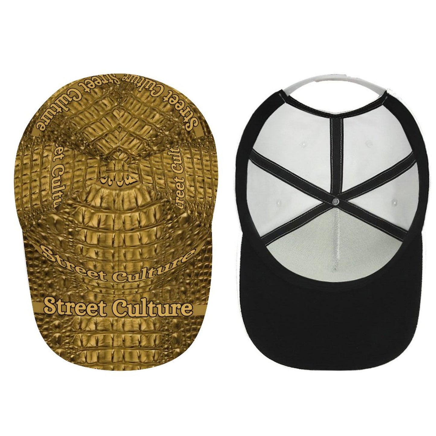 STREET CULTURE Alligator Bent Fitted Cap