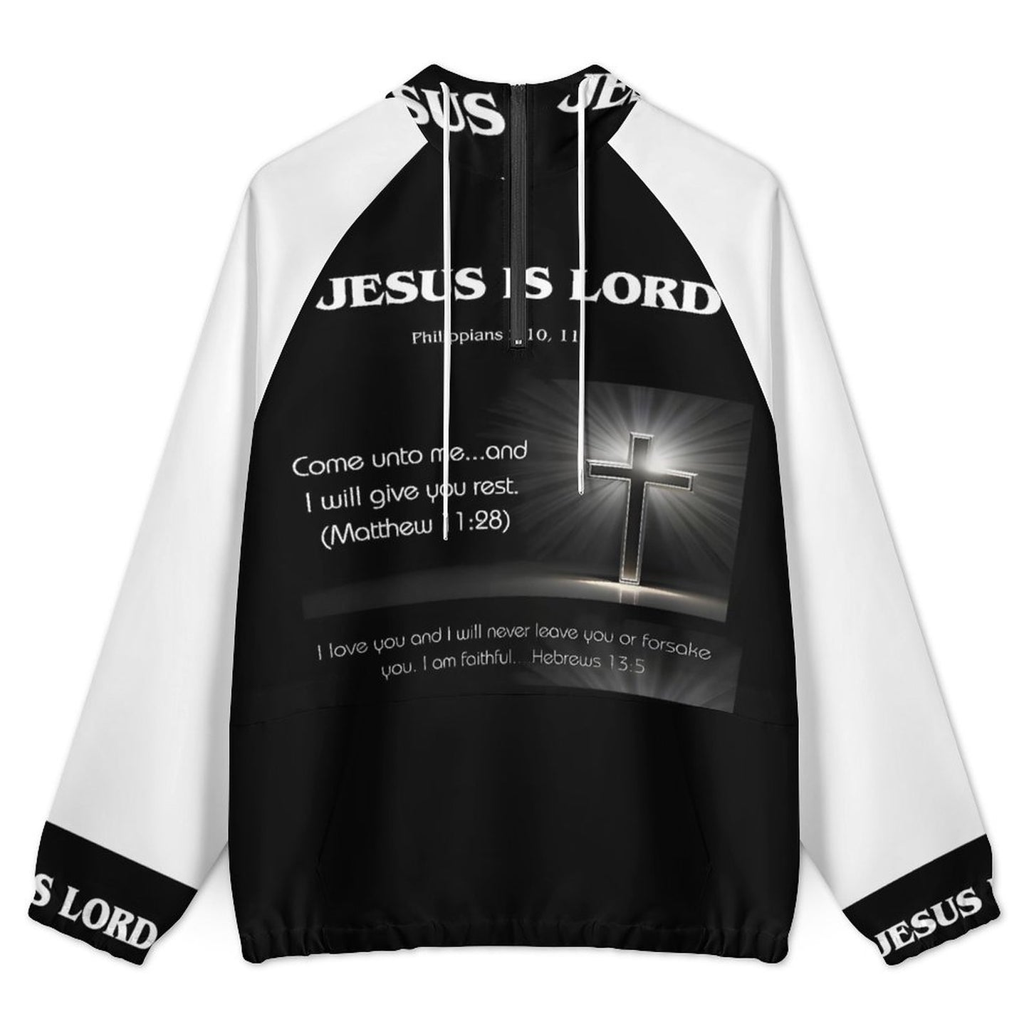Double-Layered Hoodie with Pockets(All-Over Printing)