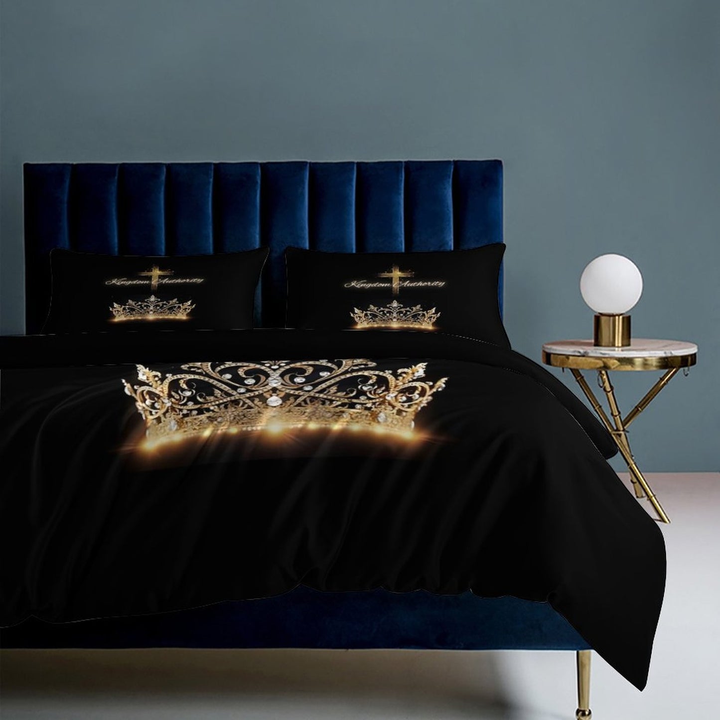 3-Piece Bedding Set-102"x90"/ 259x229cm (Dual-sided Printing)