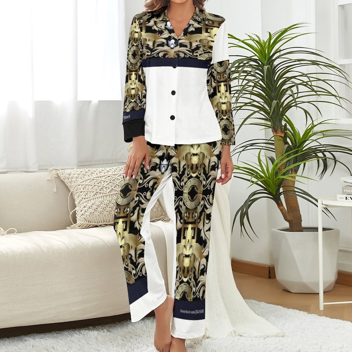 110gsm Satin Pajama Set DTZREV1 (All-Over Printing)