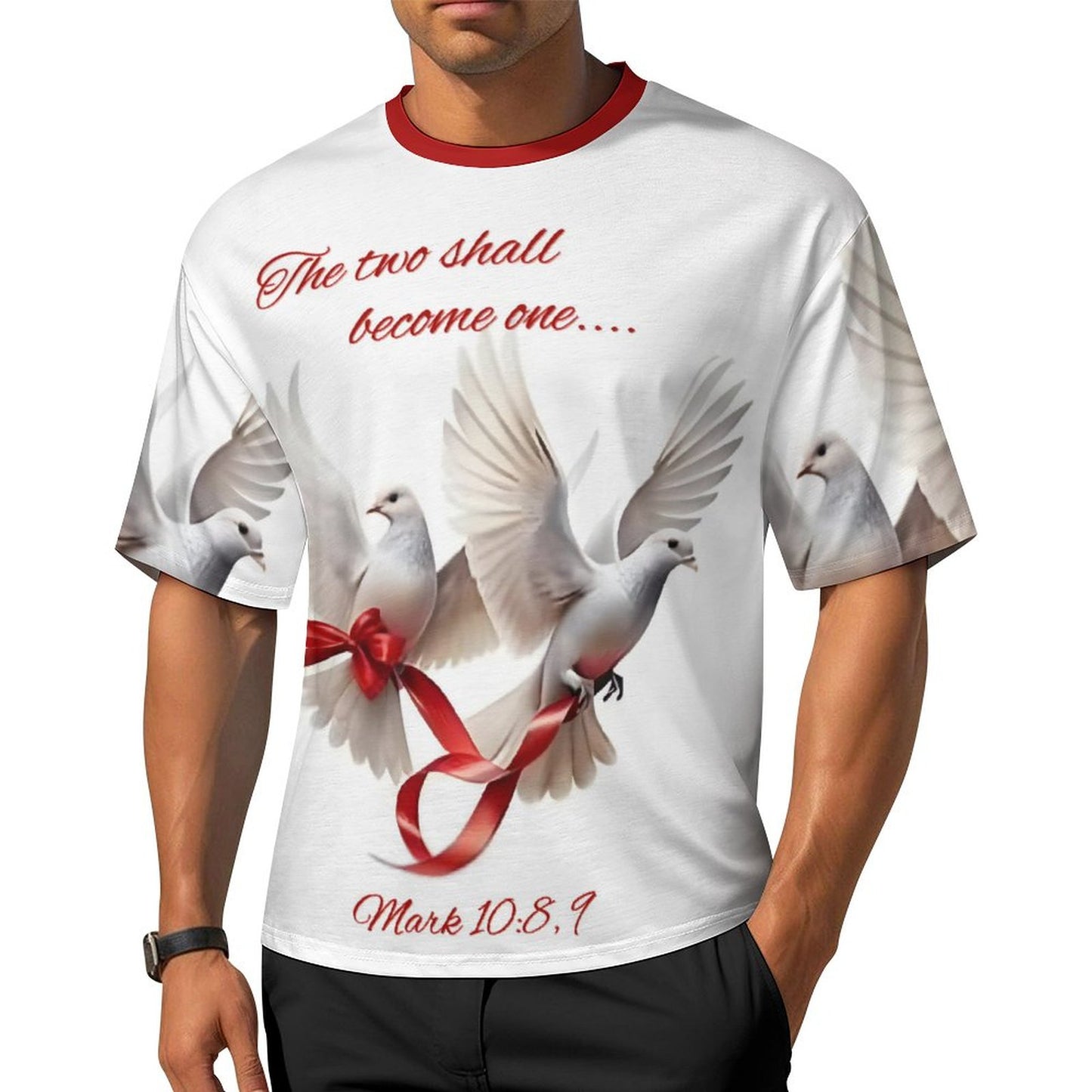 DTG 190gsm Cotton Men's Half-Sleeve T-Shirt(All-Over Printing)