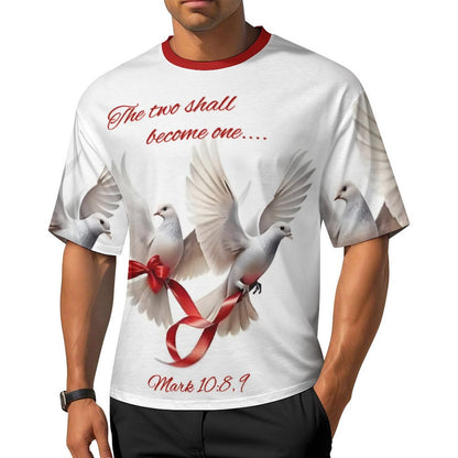 DTG 190gsm Cotton Men's Half-Sleeve T-Shirt(All-Over Printing)