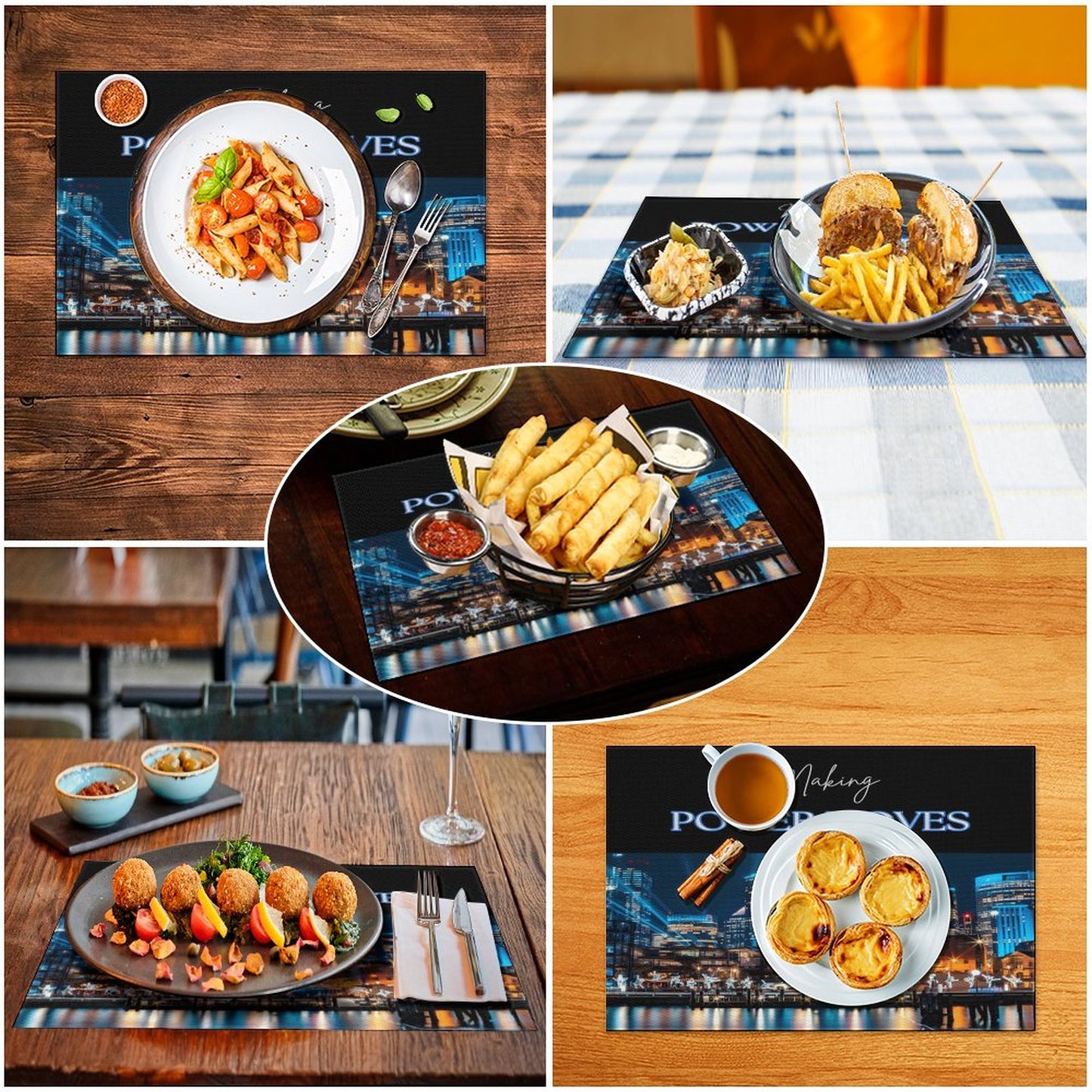 MAKING POWER MOVES PVC Placemats