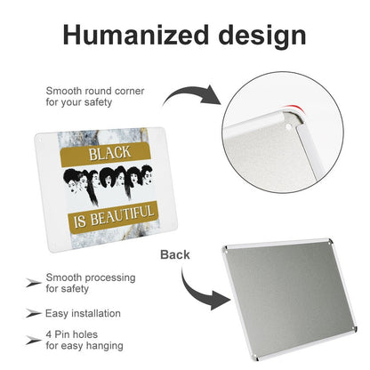 Horizontal Personalized Metal Wall Art Tin Sign-5.5"x7.9"/14x20cm