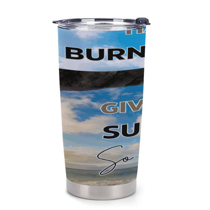 Car Travel Coffee Mug with Lid (All-Over Printing)