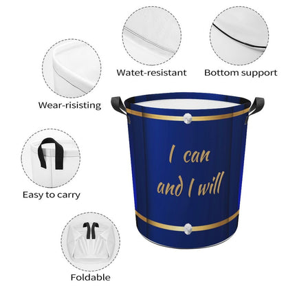 Oxford Collapsible Laundry Basket