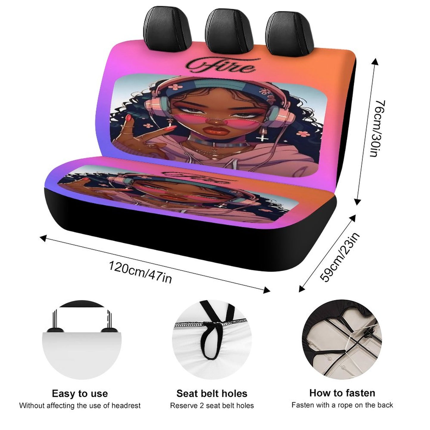 Back Seat Cover for Cars