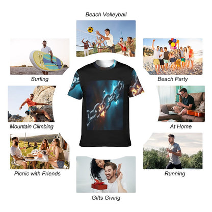 Men's T-Shirt Short Sleeve-SMALL-3XL