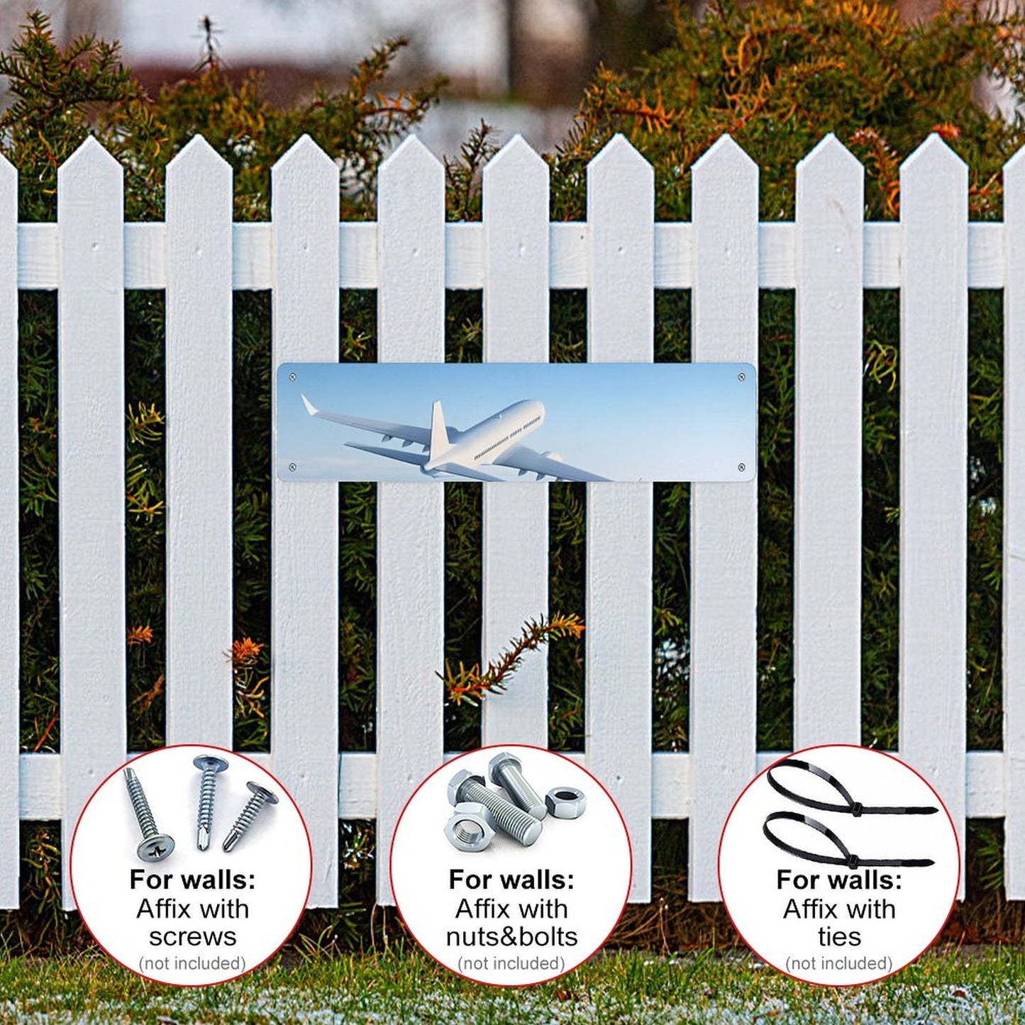 Slim Metal Tin Sign