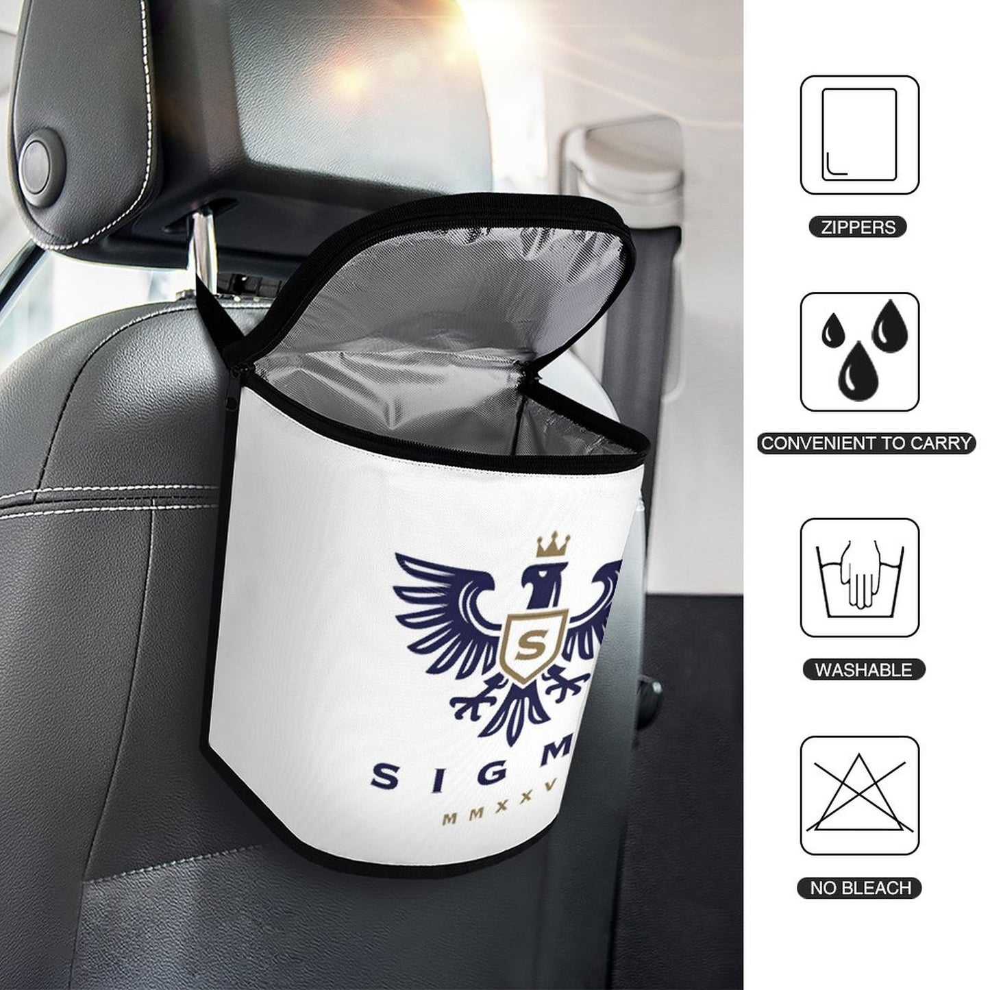 Collapsible Car Trash Bin