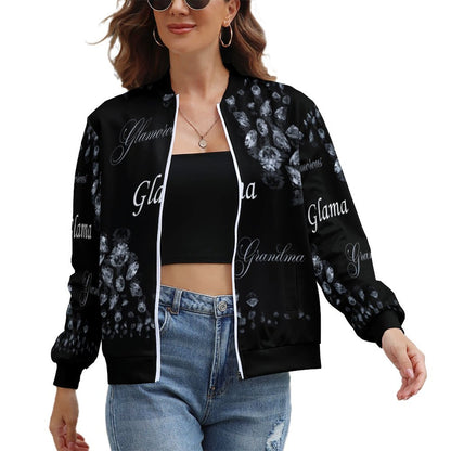Women's Zipper Jacket LLJK (All-Over Printing)