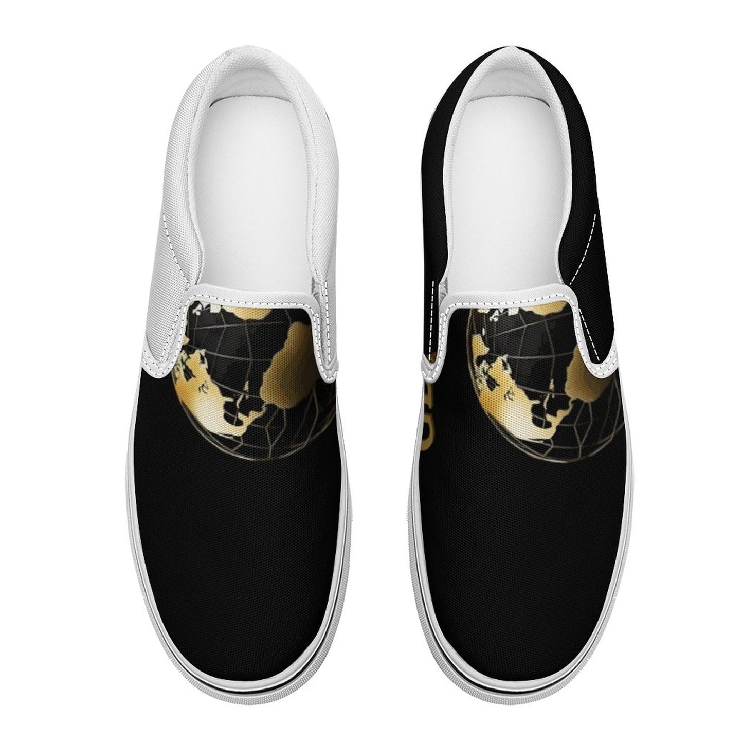 Printed Slip-on Canvas Shoes  for Teenagers and Adults